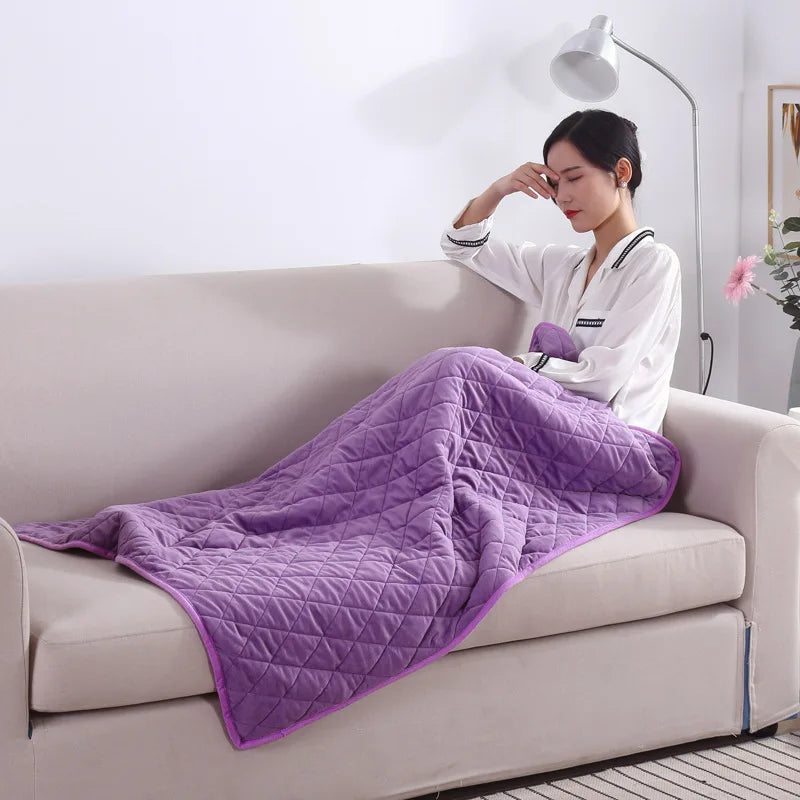 NEW USB Warmer Blankets Winter Shawl Heated Blanket Washable Thermal Heated Blanket Body Thicker Heater Bed Warmer Machine