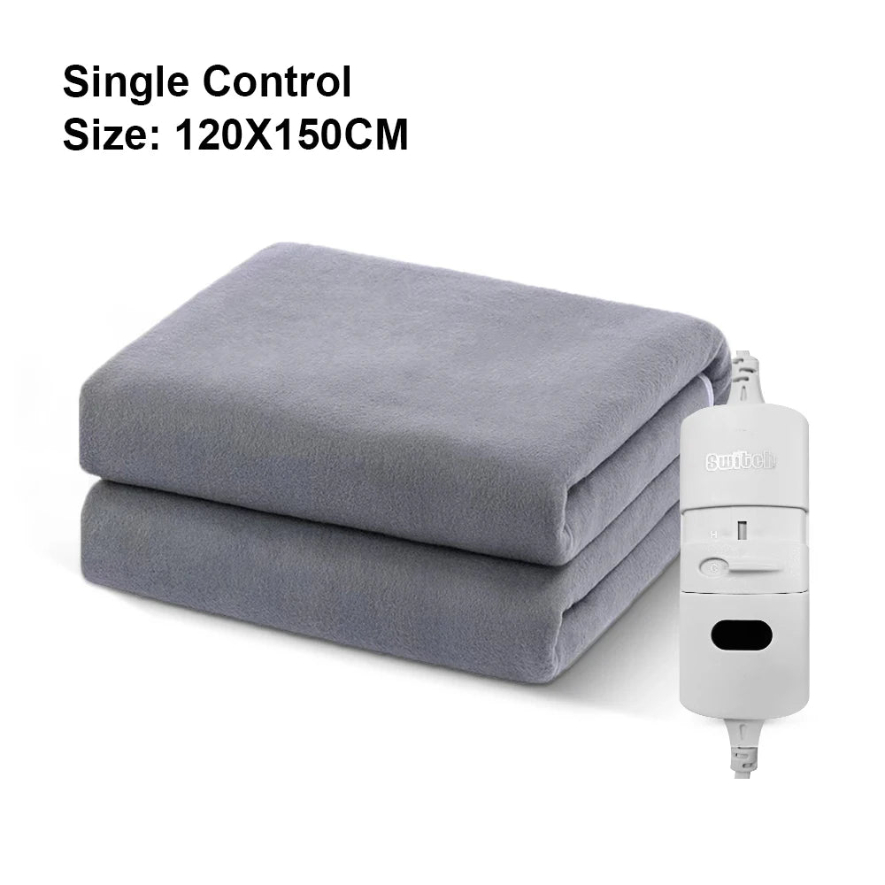 Electric Blanket 220V Thicker Automatic Thermostat Electric Heating Blanket Body Warmer Thermal Mattress for Room Blanket Heated