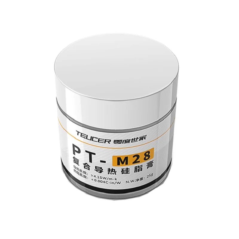 TEUCER PT-M28 Thermal Grease Composite Thermal Conductive Silicone Grease Heat Sink Compound Cpu Computer CPU Thermal Plaster